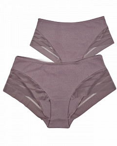 Женские бесшовные трусы слипы (большие размеры) ALINA 