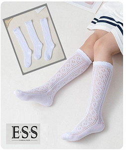 Гольфы белые ажурные для девочки ESS